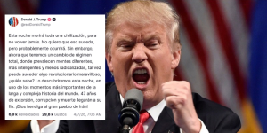 Donald Trump lanza advertencia extrema contra Irán: “Una civilización entera podría desaparecer en una noche”